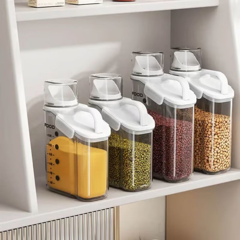 Scale Cap Kitchen Storage Container 1100 ml (Pack of 4)