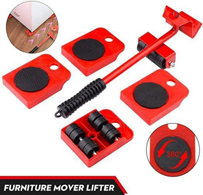 Furniture Lifter -Furniture Lifter Mover Tool Set Heavy Duty Furniture Shifting Lifting Moving Tool with Wheel Pads