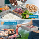 Stainless Steel Food Containers with Clear Lid