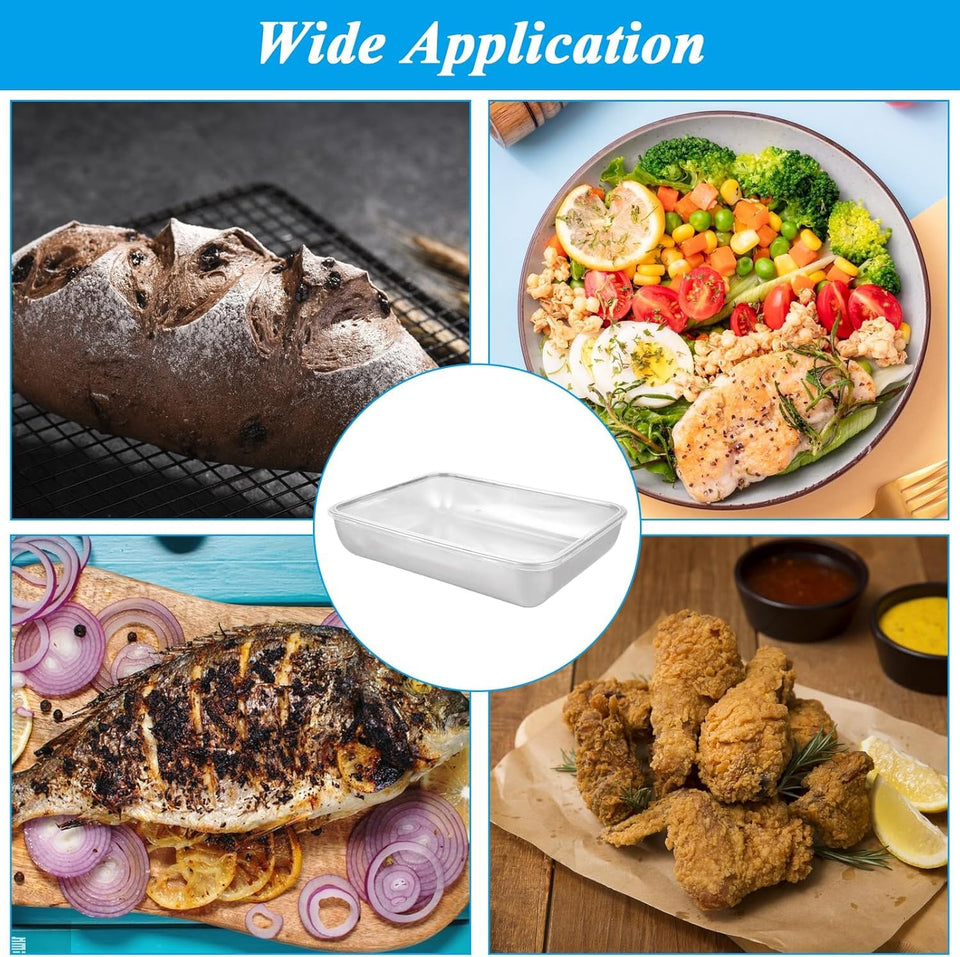 Stainless Steel Food Containers with Clear Lid