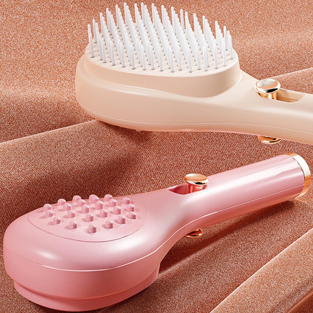 Scalp Massage Comb with Retractable Bristle