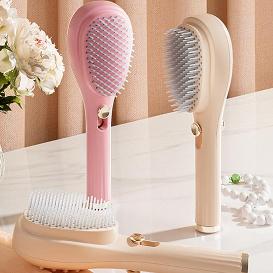 Scalp Massage Comb with Retractable Bristle