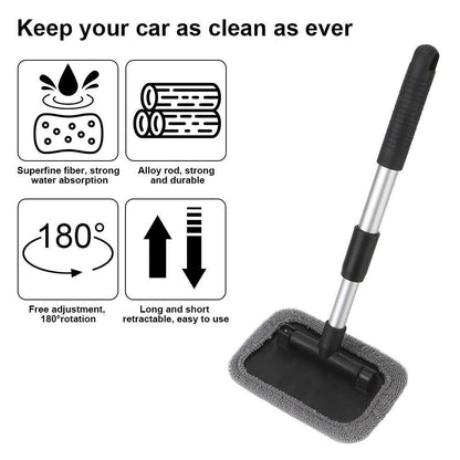 Telescopic Windshield Cleaning Tool