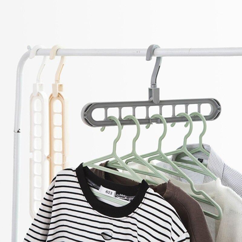 9 In 1 Magic Cloth Hanger (Pack of 6)