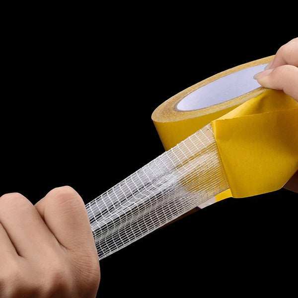 DoubleGrip™ | Double-Sided Fiberglass Mesh Tape with Strong Adhesive
